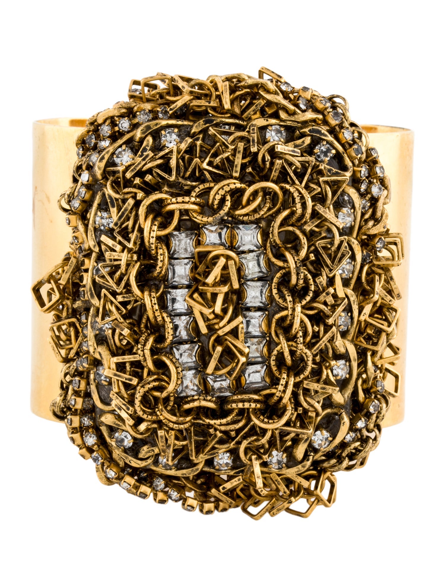 Erickson Beamon Crystal Cuff Bracelet