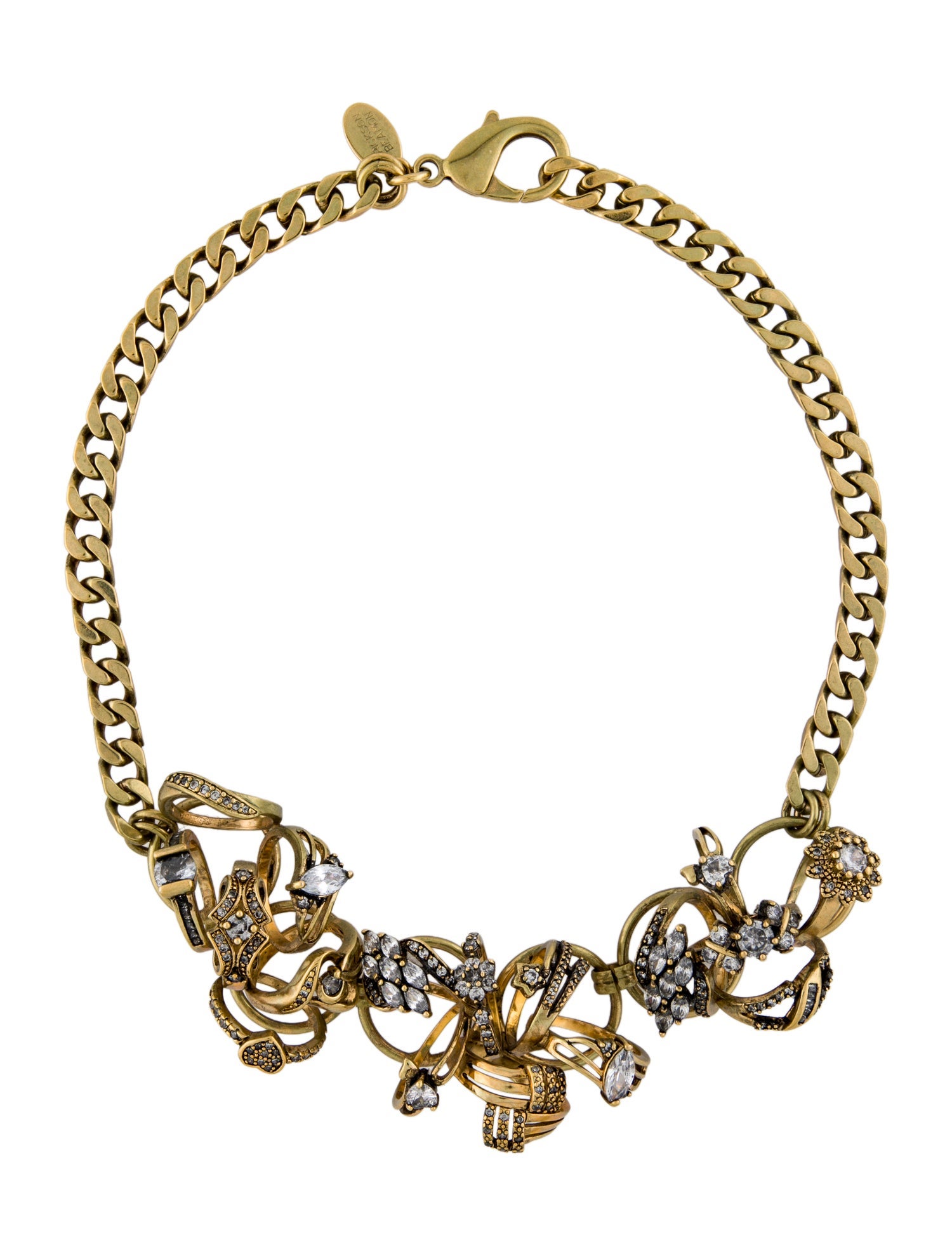 Erickson Beamon Crystal Collar Necklace