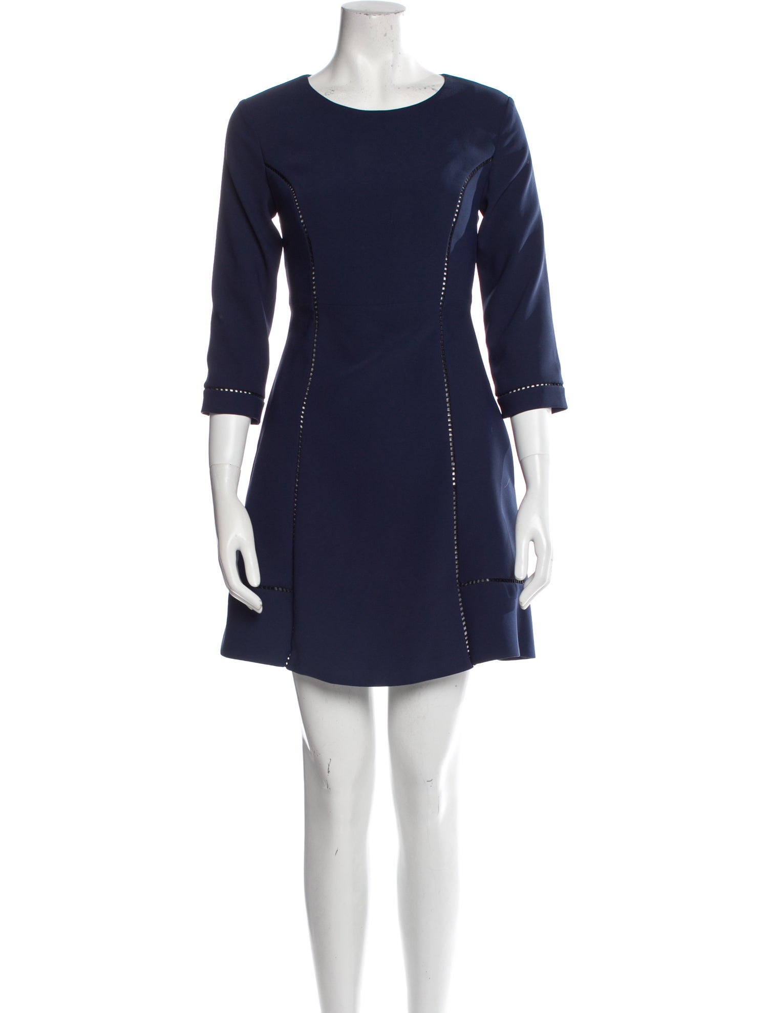 Ermanno Scervino Crew Neck Mini Dress
