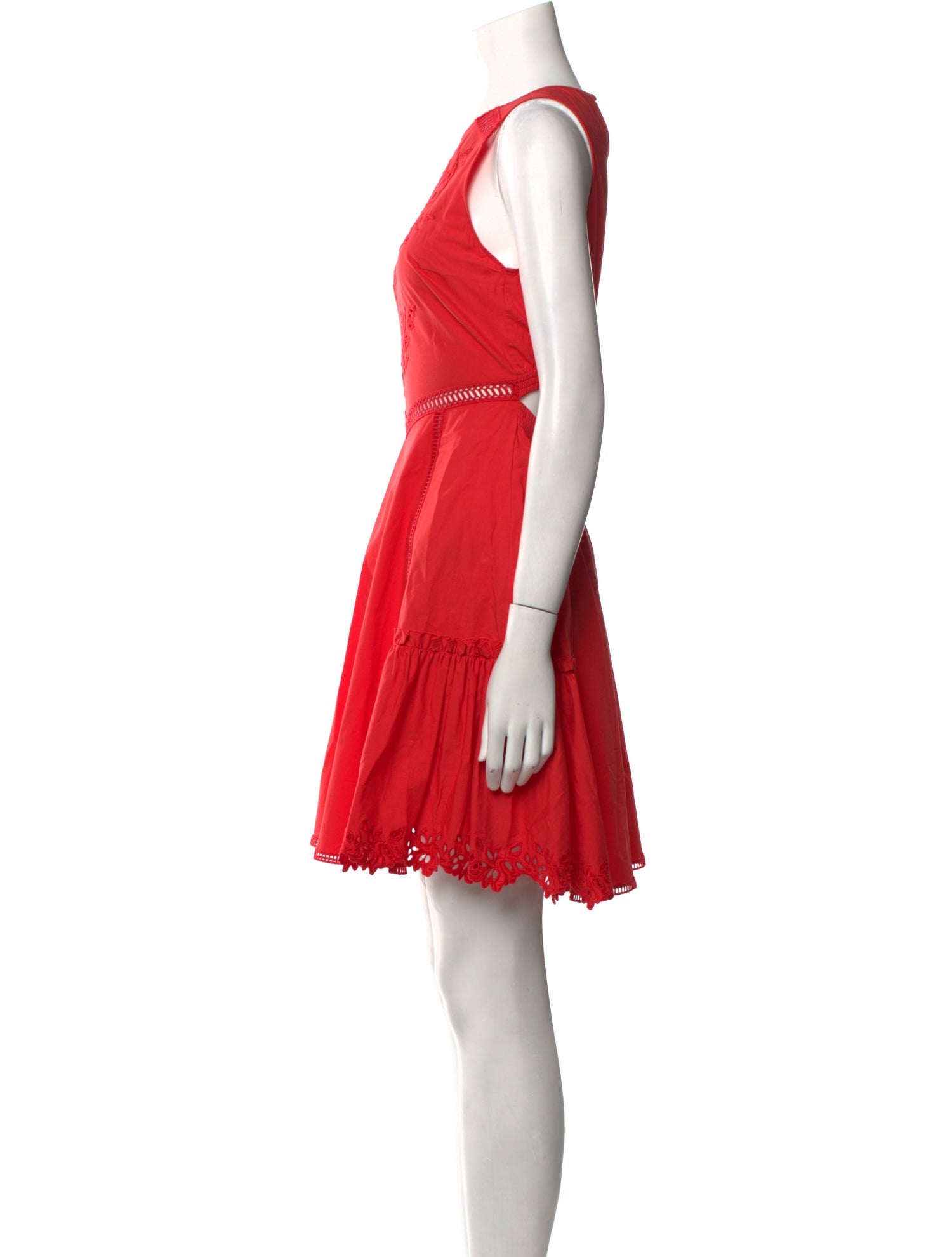 Ermanno Scervino Crew Neck Mini Dress