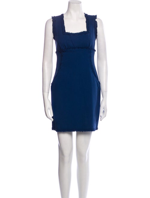 Ermanno Scervino Square Neckline Mini Dress