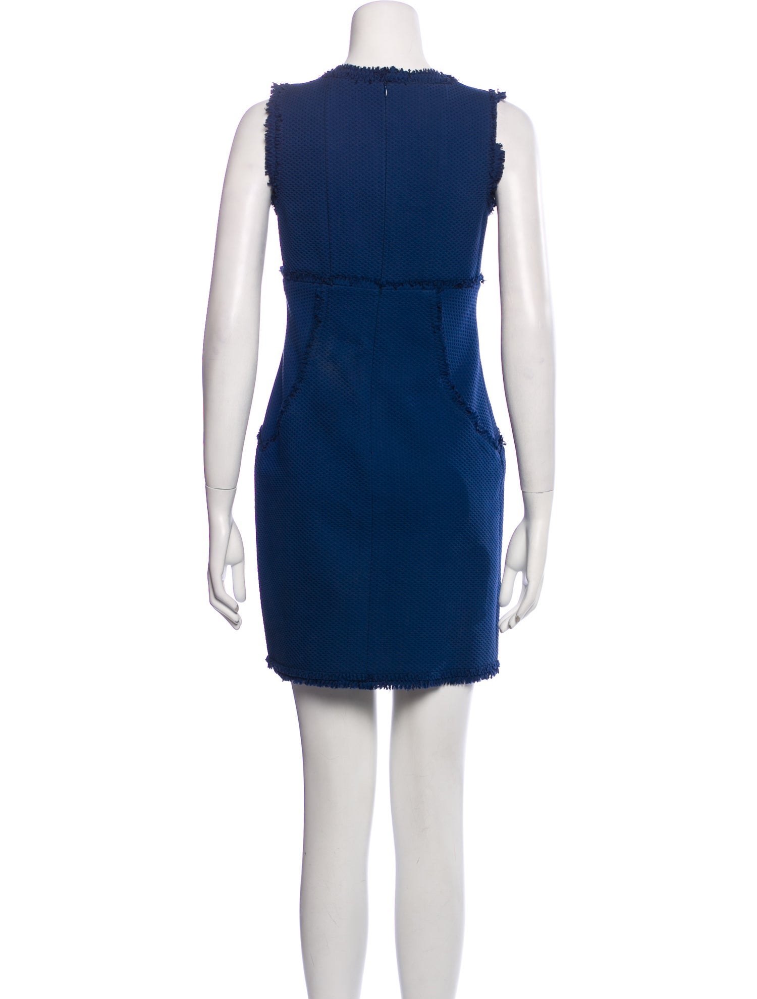 Ermanno Scervino Square Neckline Mini Dress