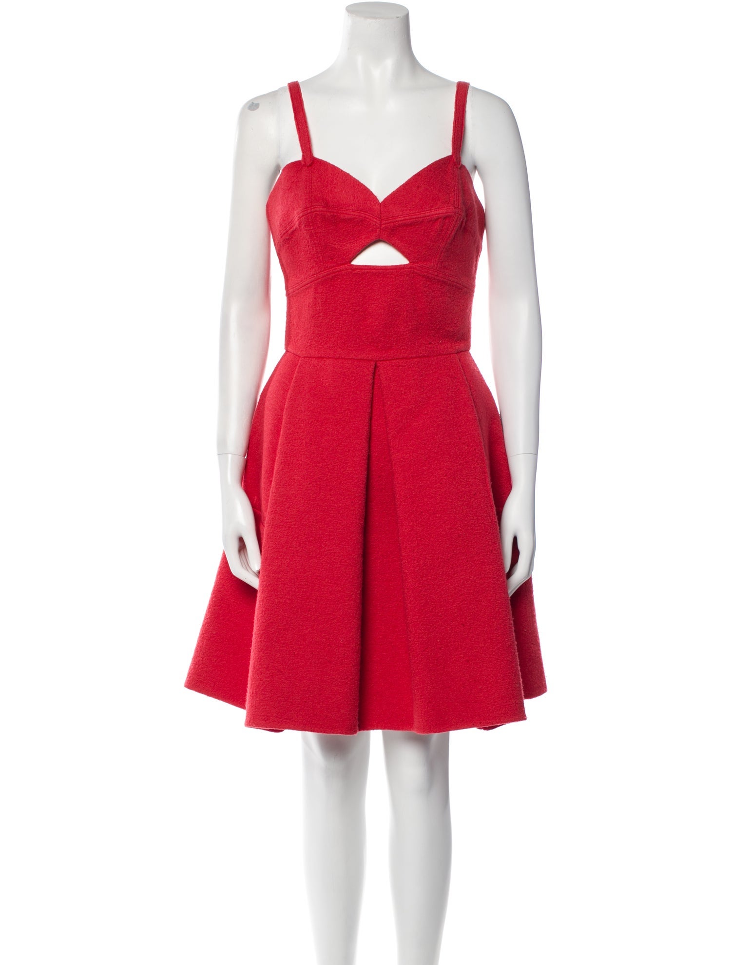 Ermanno Scervino V-Neck Knee-Length Dress w/ Tags