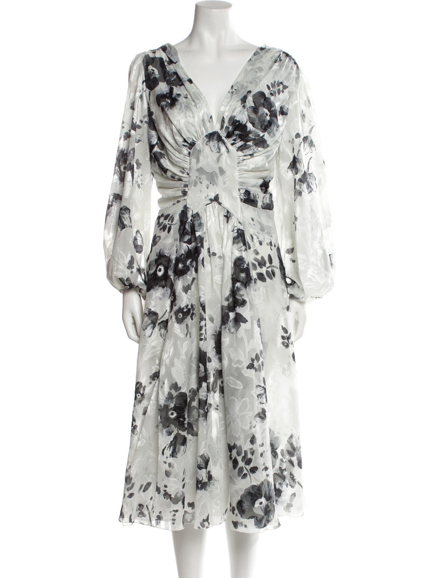 Ermanno Scervino Printed Long Dress