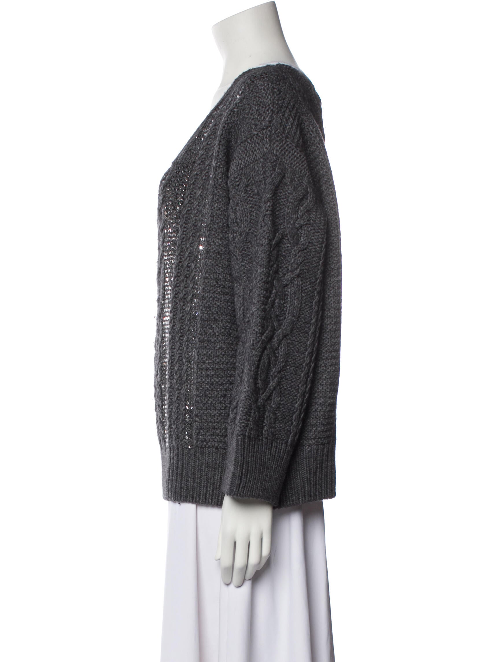 Ermanno Scervino Plunge Neckline Sweater