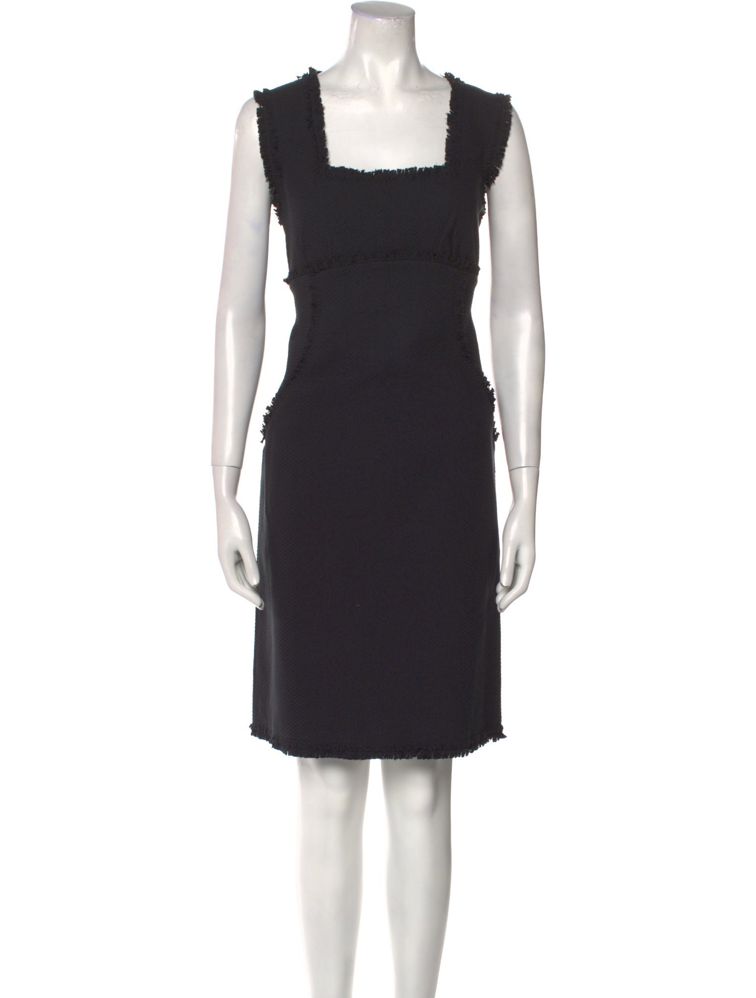 Ermanno Scervino Square Neckline Knee-Length Dress