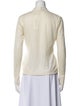 Ermanno Scervino Wool Long Sleeve Button-Up Top
