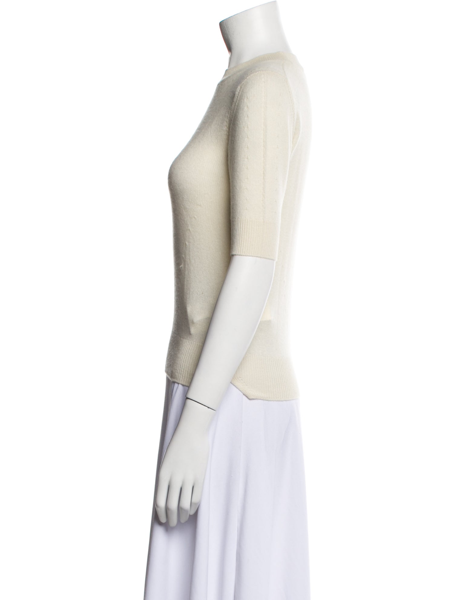 Ermanno Scervino Cashmere Bateau Neckline Sweater