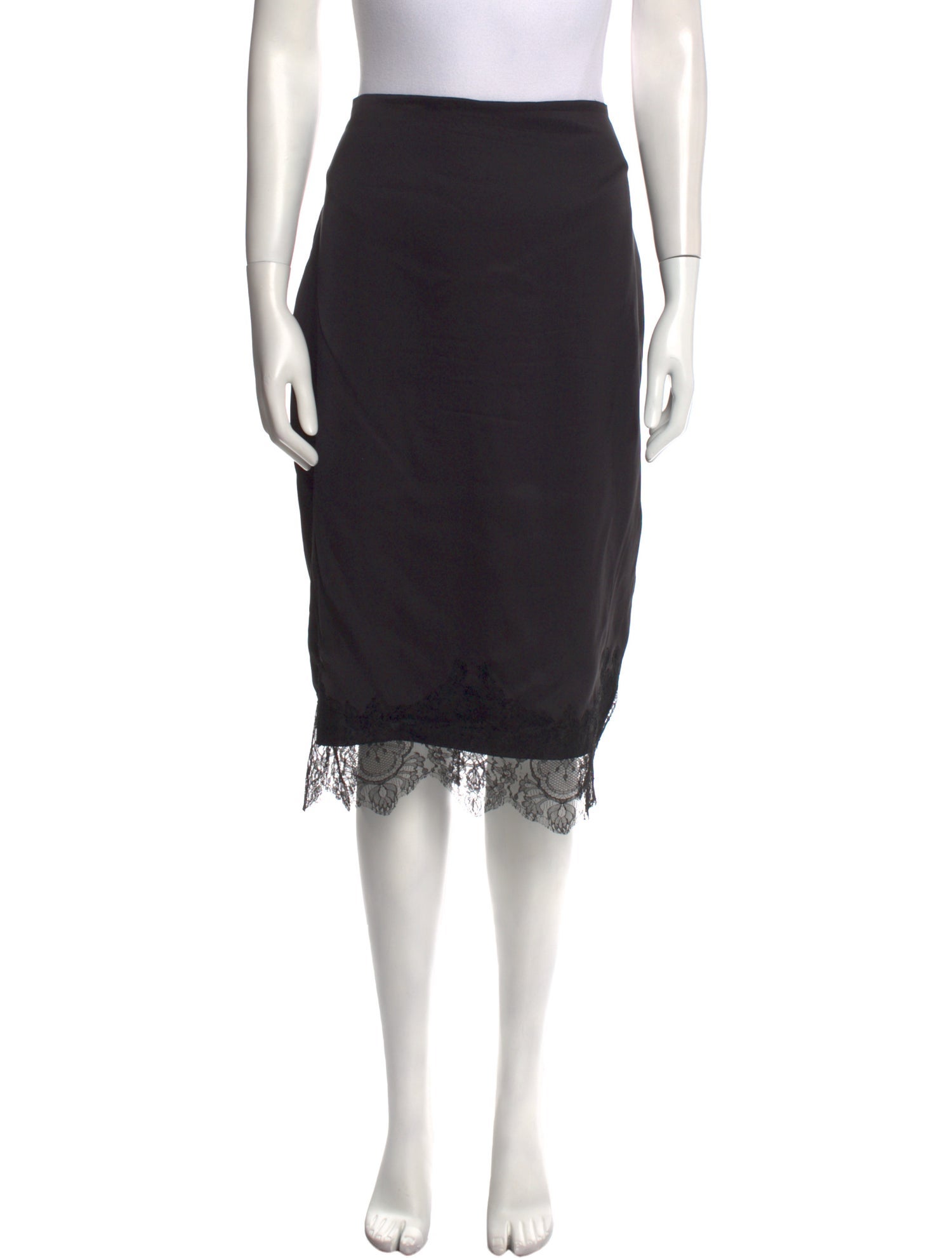 Ermanno Scervino Silk Knee-Length Skirt