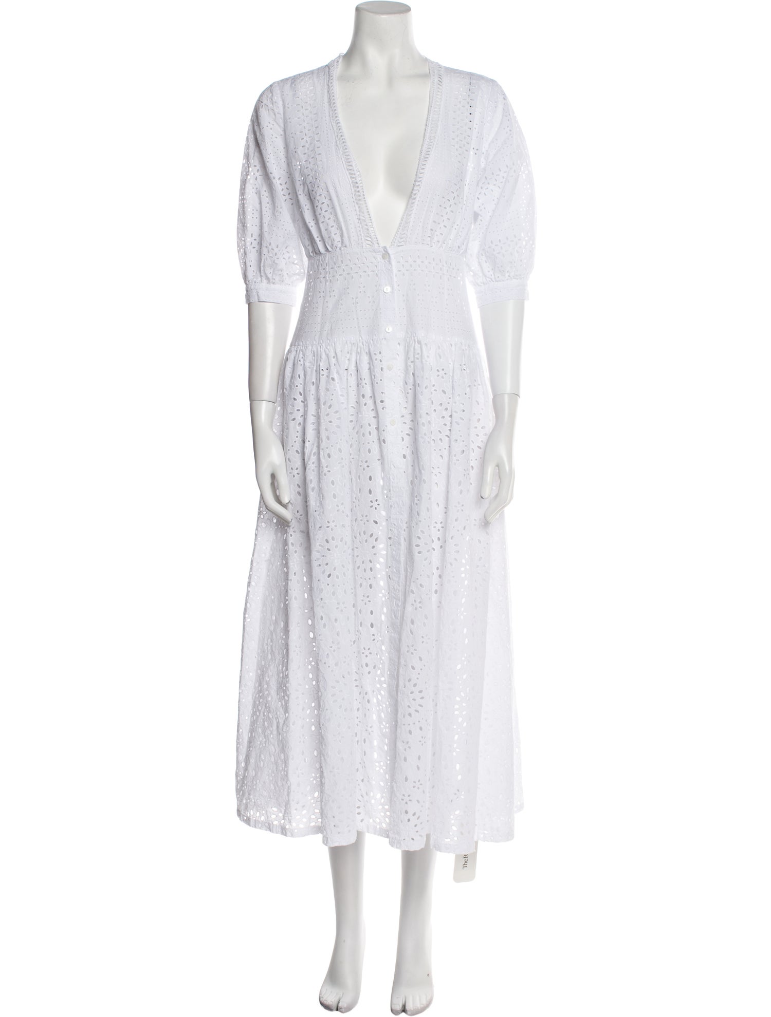 Ermanno Scervino V-Neck Long Dress