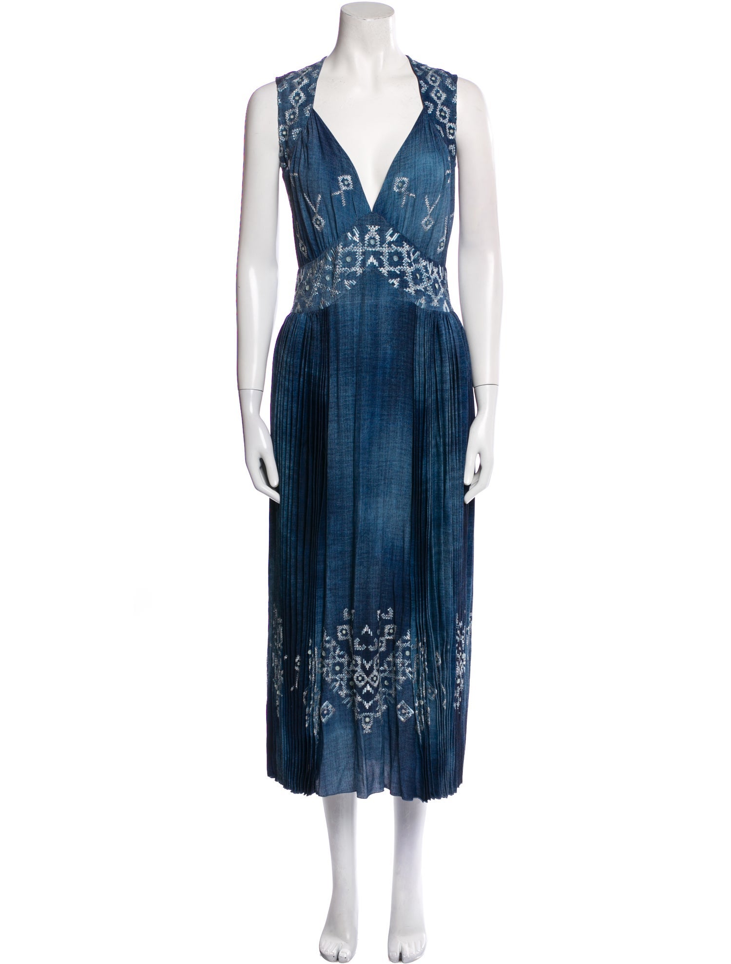 Ermanno Scervino Printed Long Dress w/ Tags