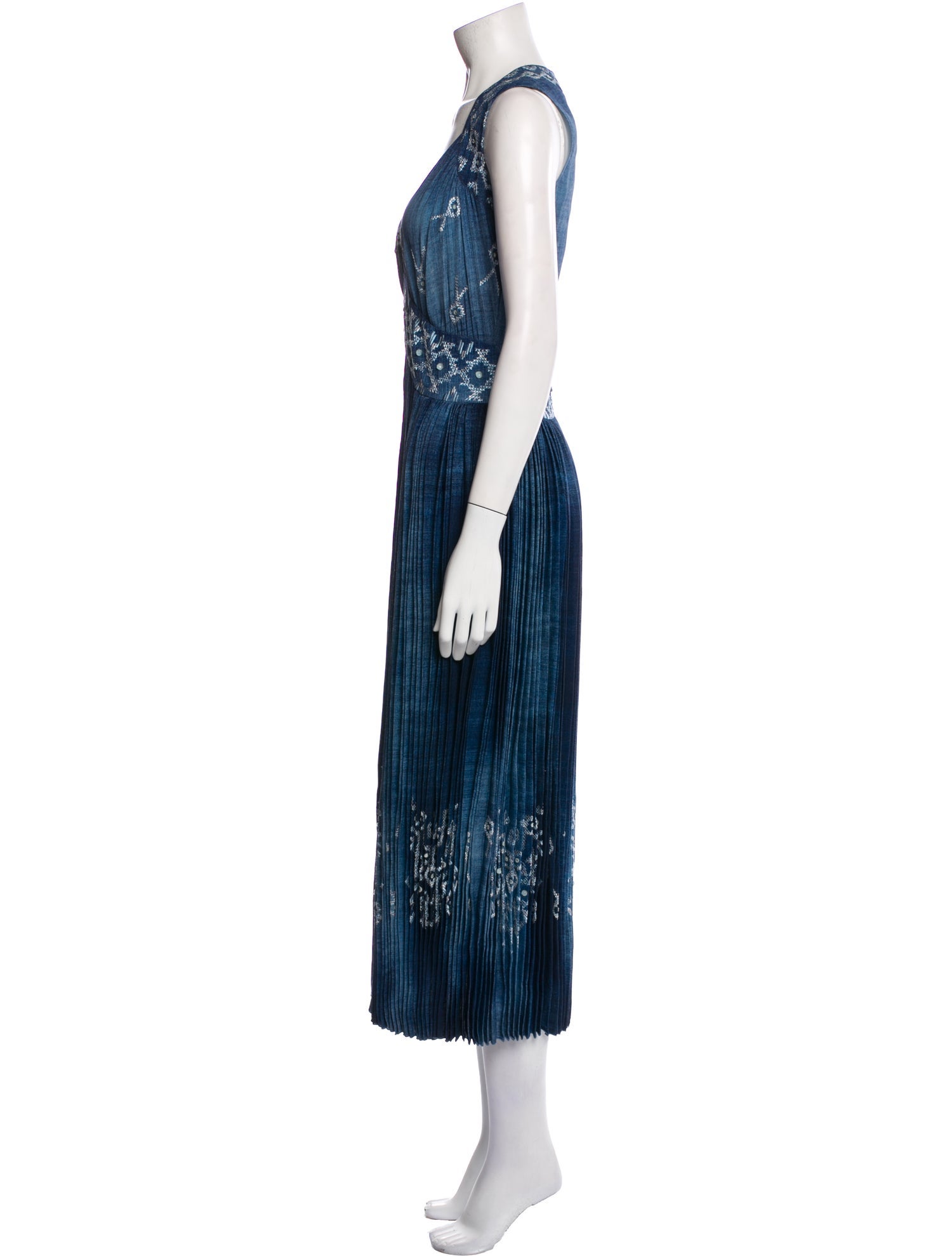 Ermanno Scervino Printed Long Dress w/ Tags