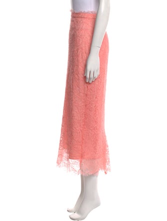 Ermanno Scervino Silk Midi Length Skirt