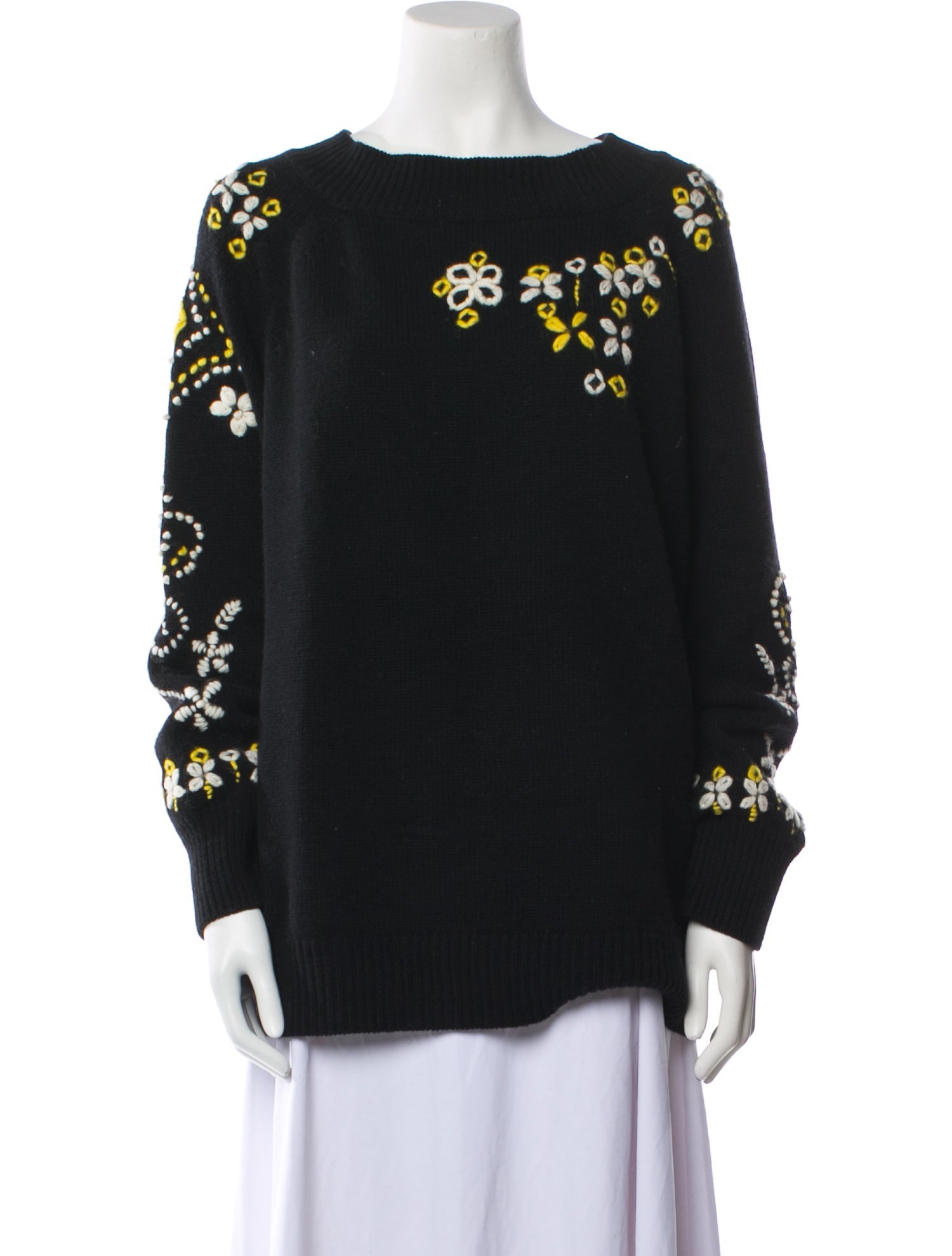 Ermanno Scervino Wool Bateau Neckline Sweater