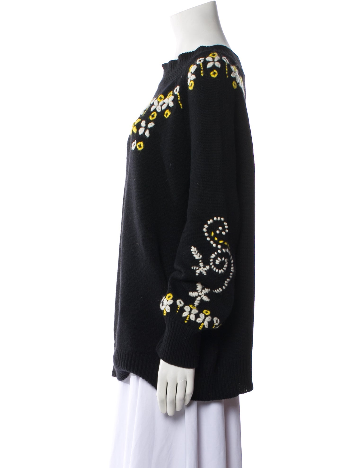 Ermanno Scervino Wool Bateau Neckline Sweater