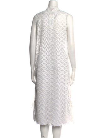 Ermanno Scervino Printed Open Front Sweater