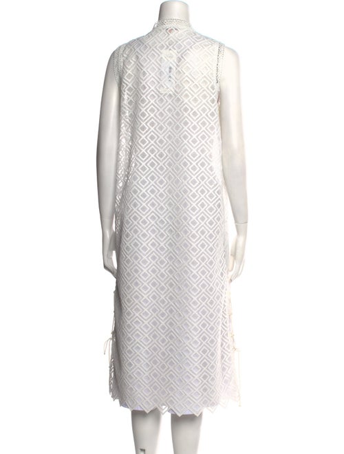 Ermanno Scervino Printed Open Front Sweater