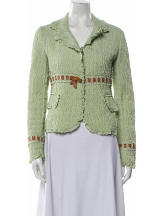 Ermanno Scervino Tweed Pattern Blazer