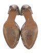 Ermanno Scervino Python Animal Print D'Orsay Pumps