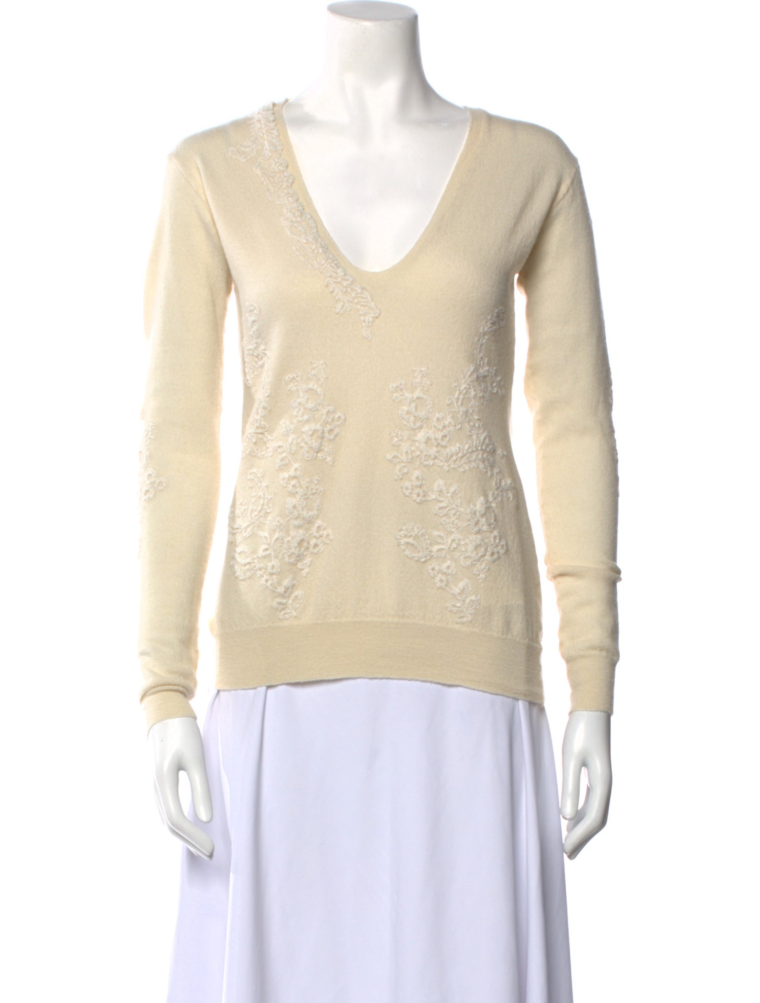 Ermanno Scervino Cashmere V-Neck Sweater