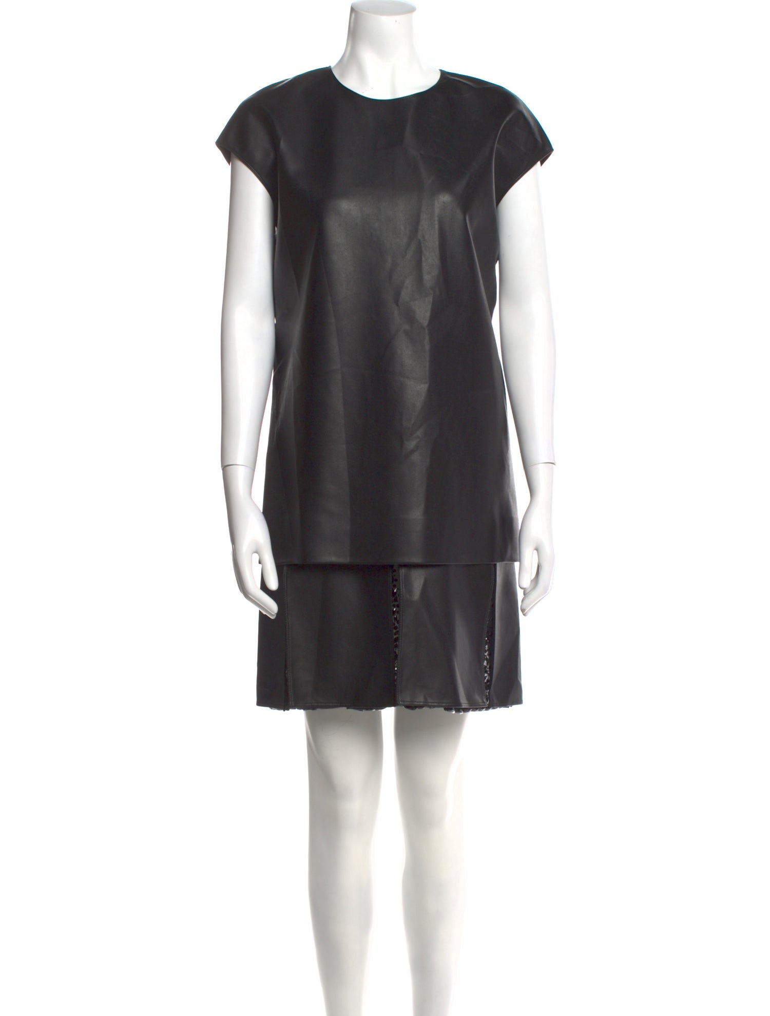 Ermanno Scervino Crew Neck Mini Dress
