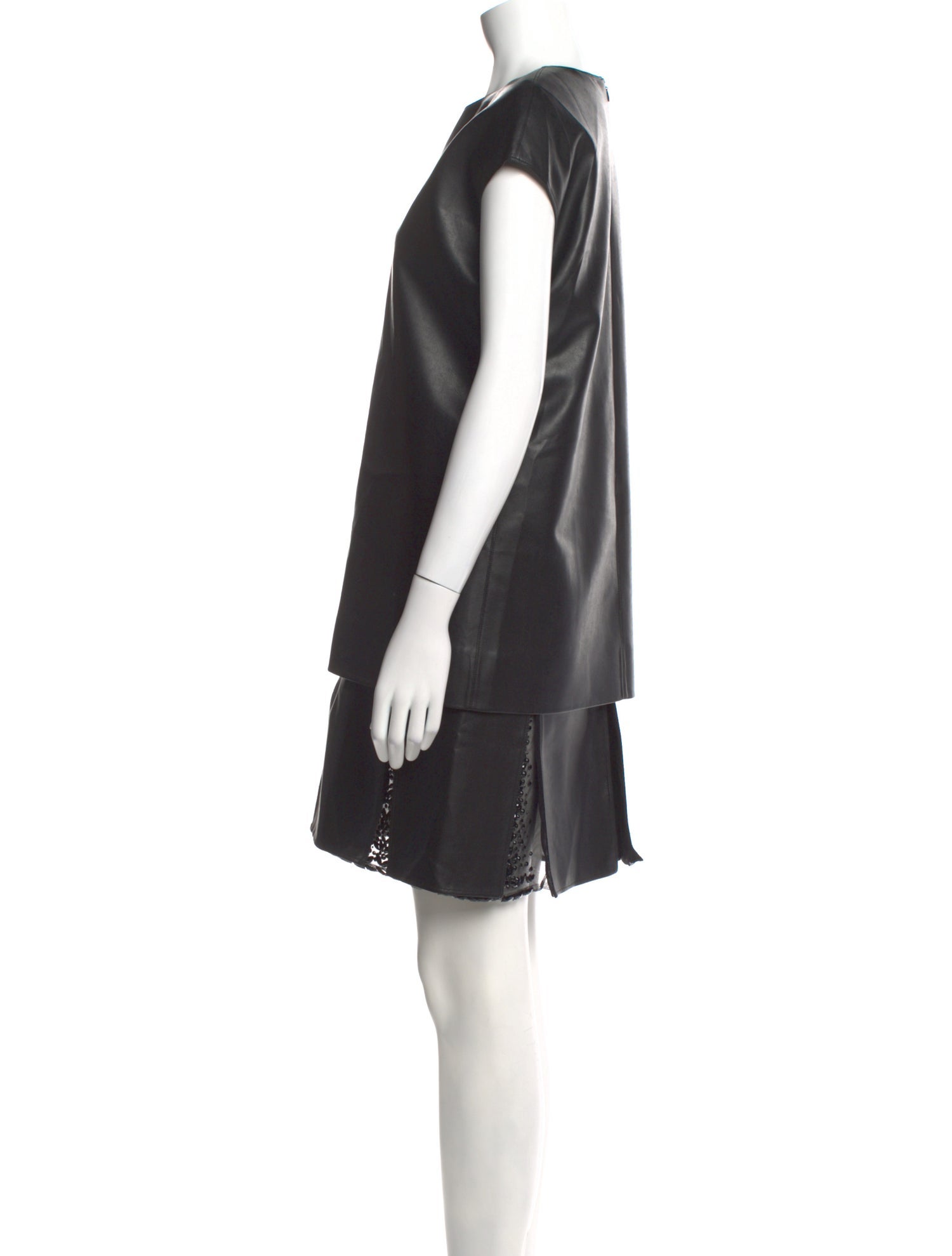 Ermanno Scervino Crew Neck Mini Dress