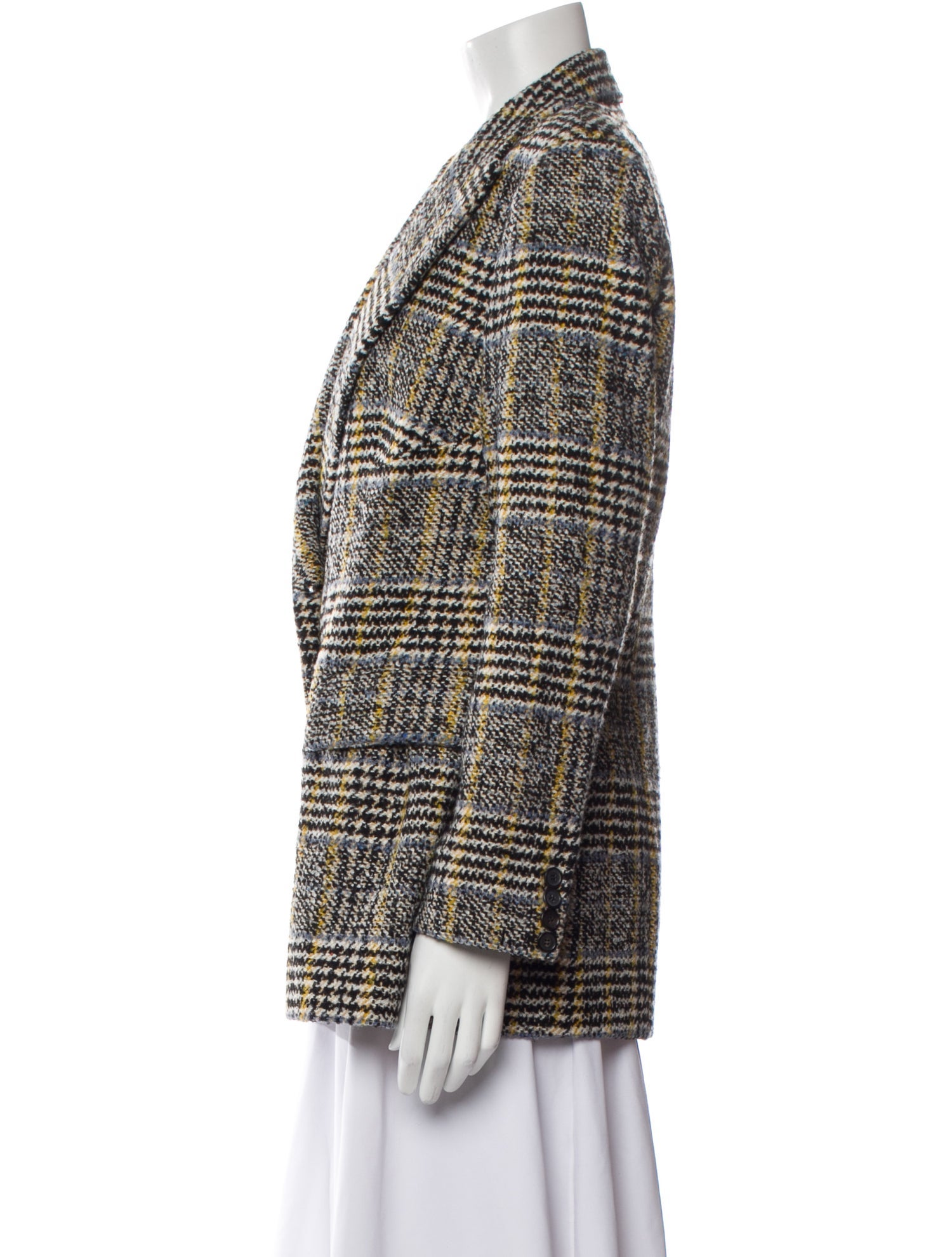Ermanno Scervino Plaid Print Blazer w/ Tags