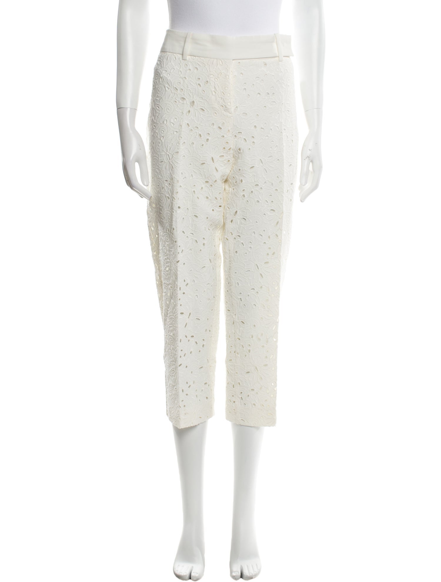 Ermanno Scervino Printed Straight Leg Pants