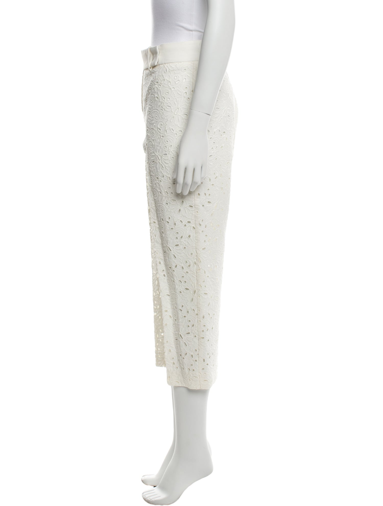Ermanno Scervino Printed Straight Leg Pants