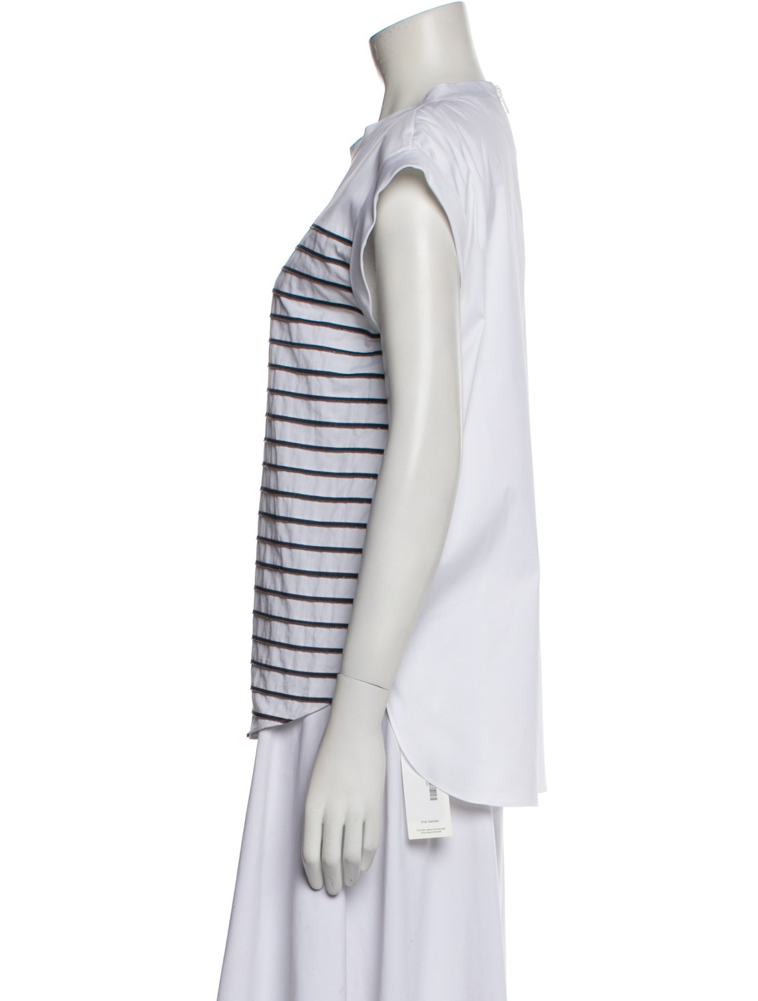 Ermanno Scervino Striped Crew Neck T-Shirt