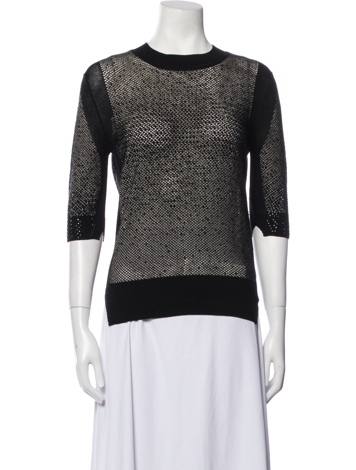 Ermanno Scervino Crew Neck Long Sleeve Top w/ Tags