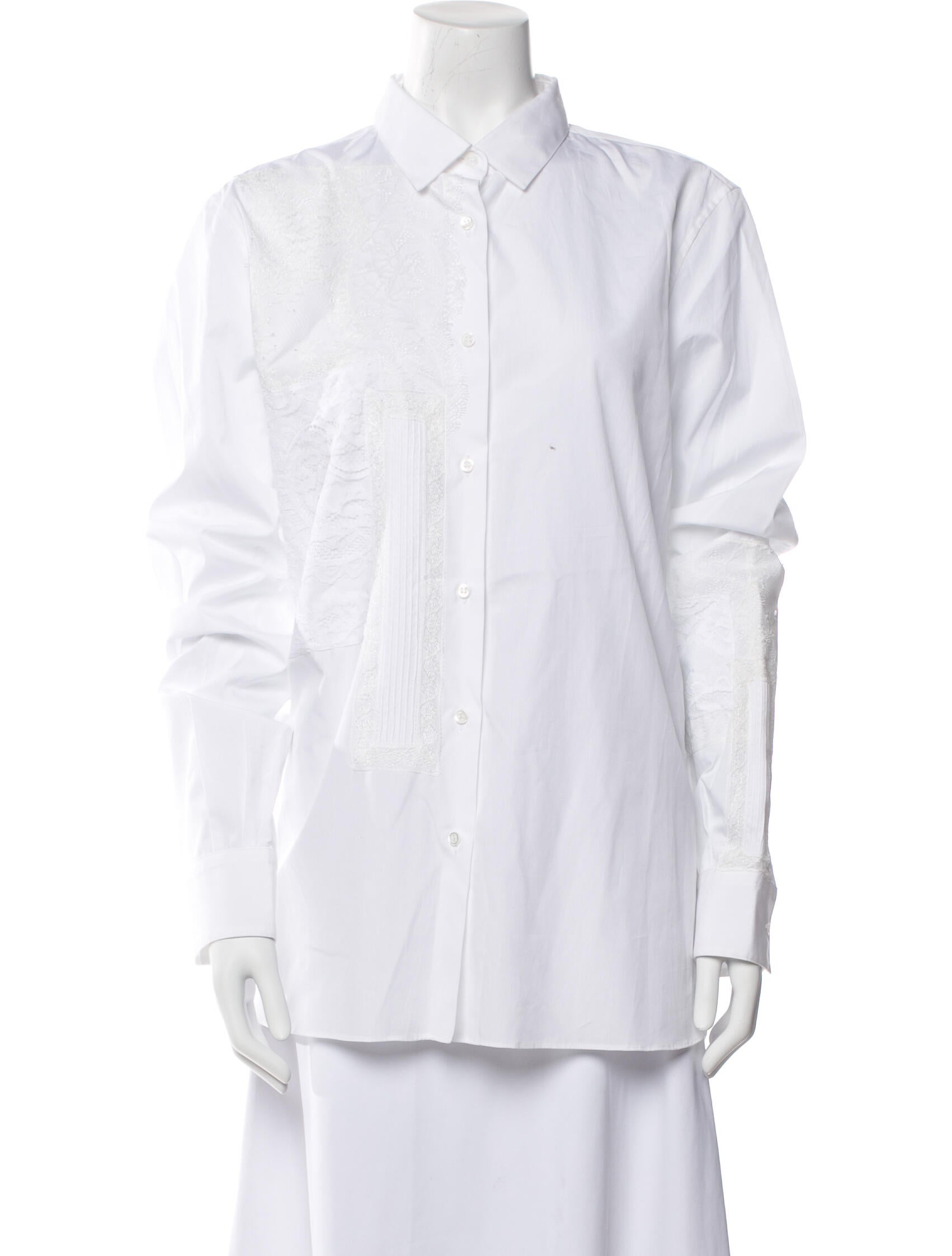 Ermanno Scervino Long Sleeve Button-Up Top