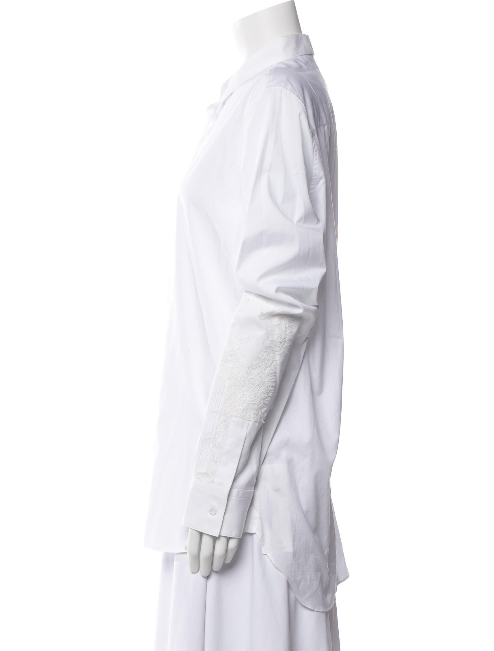 Ermanno Scervino Long Sleeve Button-Up Top