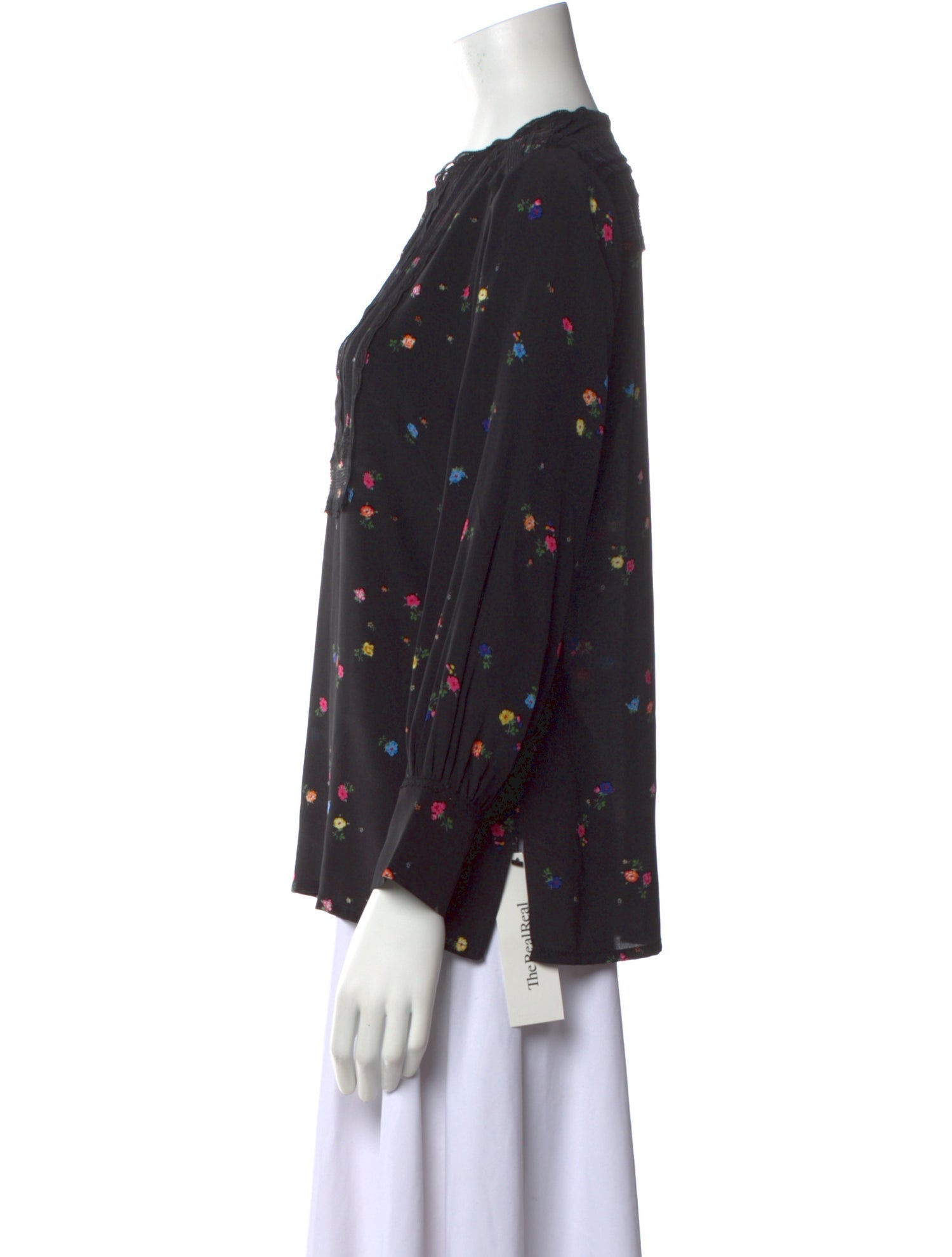 Ermanno Scervino Silk Floral Print Blouse