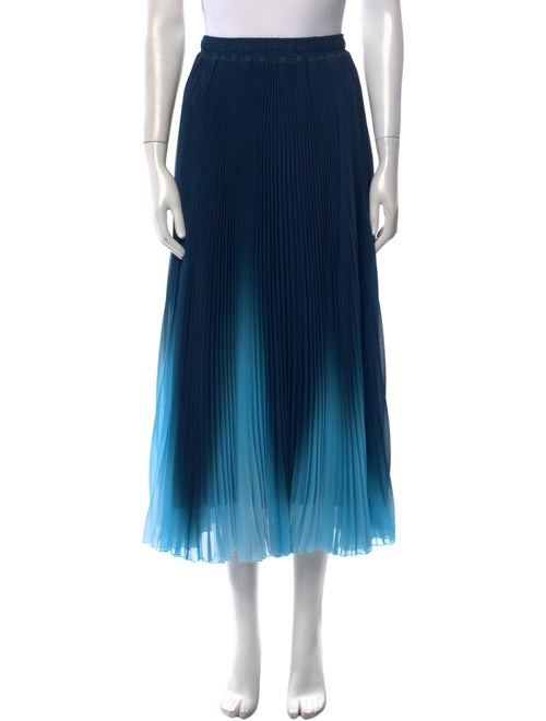 Ermanno Scervino Pleated Accents Midi Length Skirt