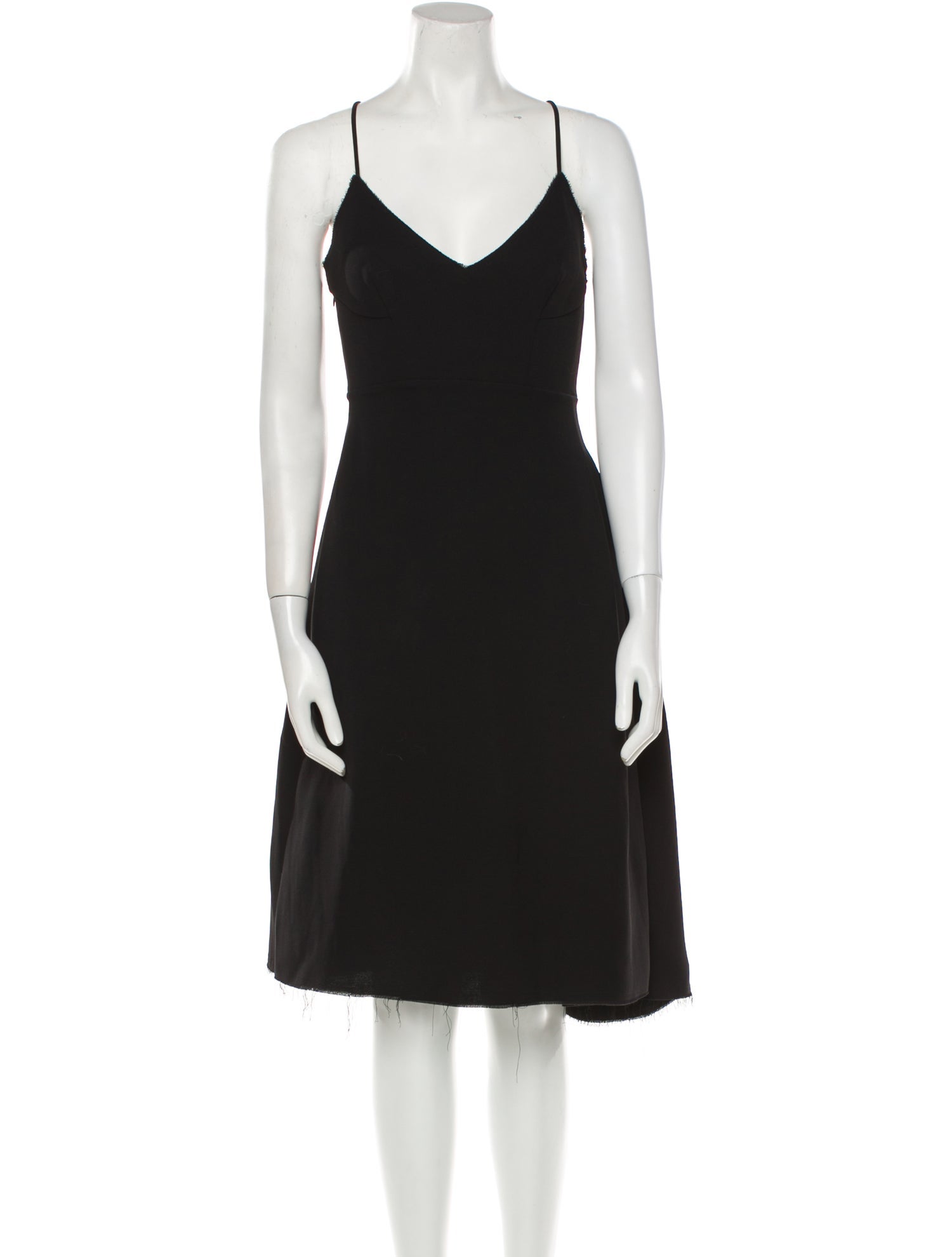 Ermanno Scervino V-Neck Midi Length Dress