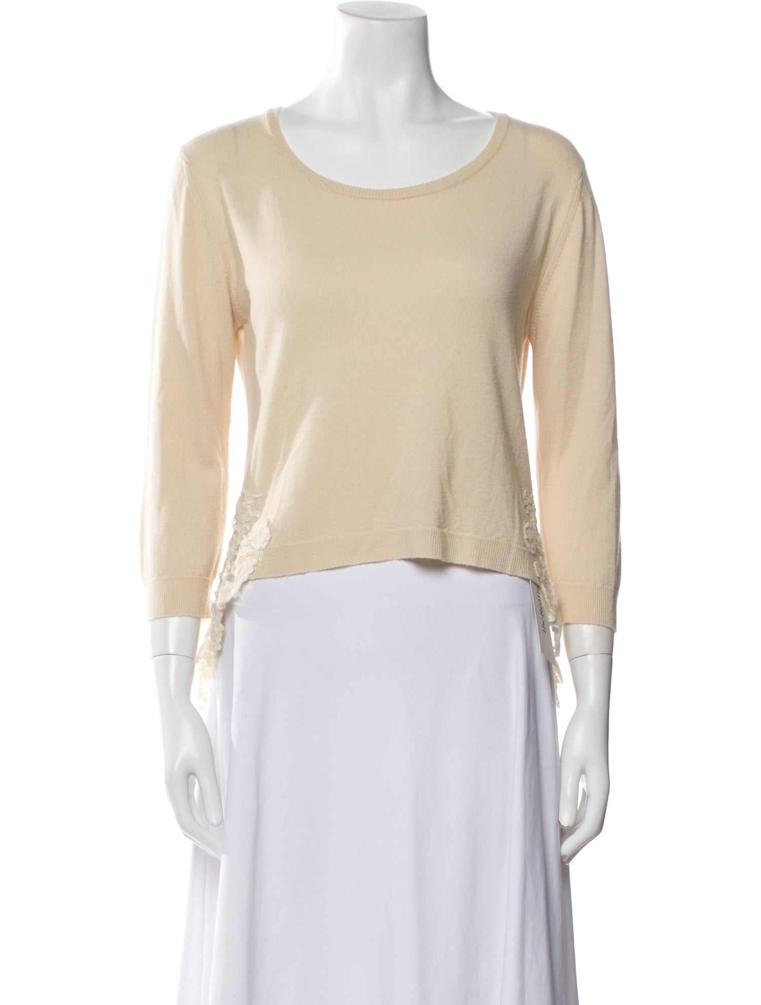 Ermanno Scervino Cashmere Scoop Neck Sweater