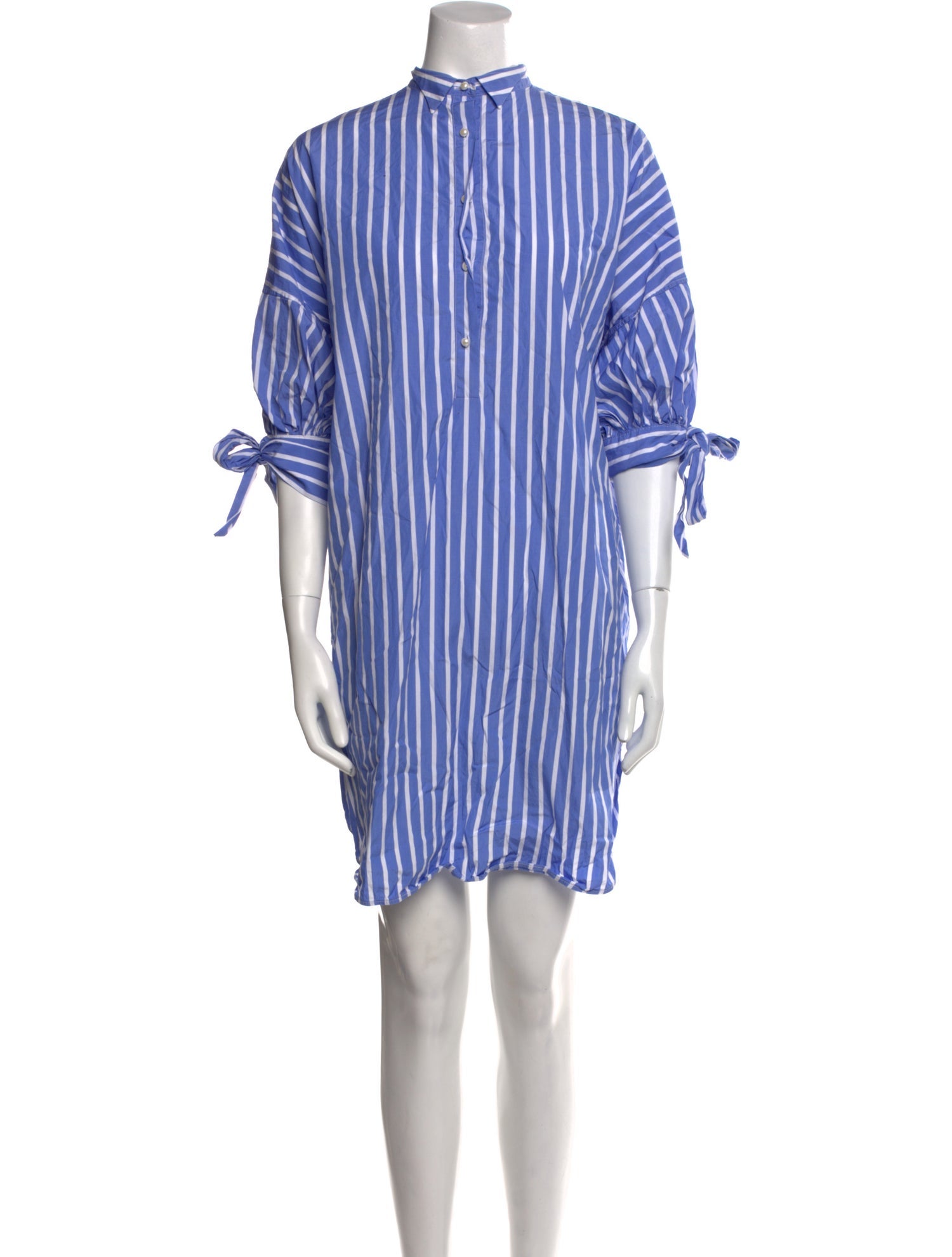 Ermanno Scervino Striped Mini Dress