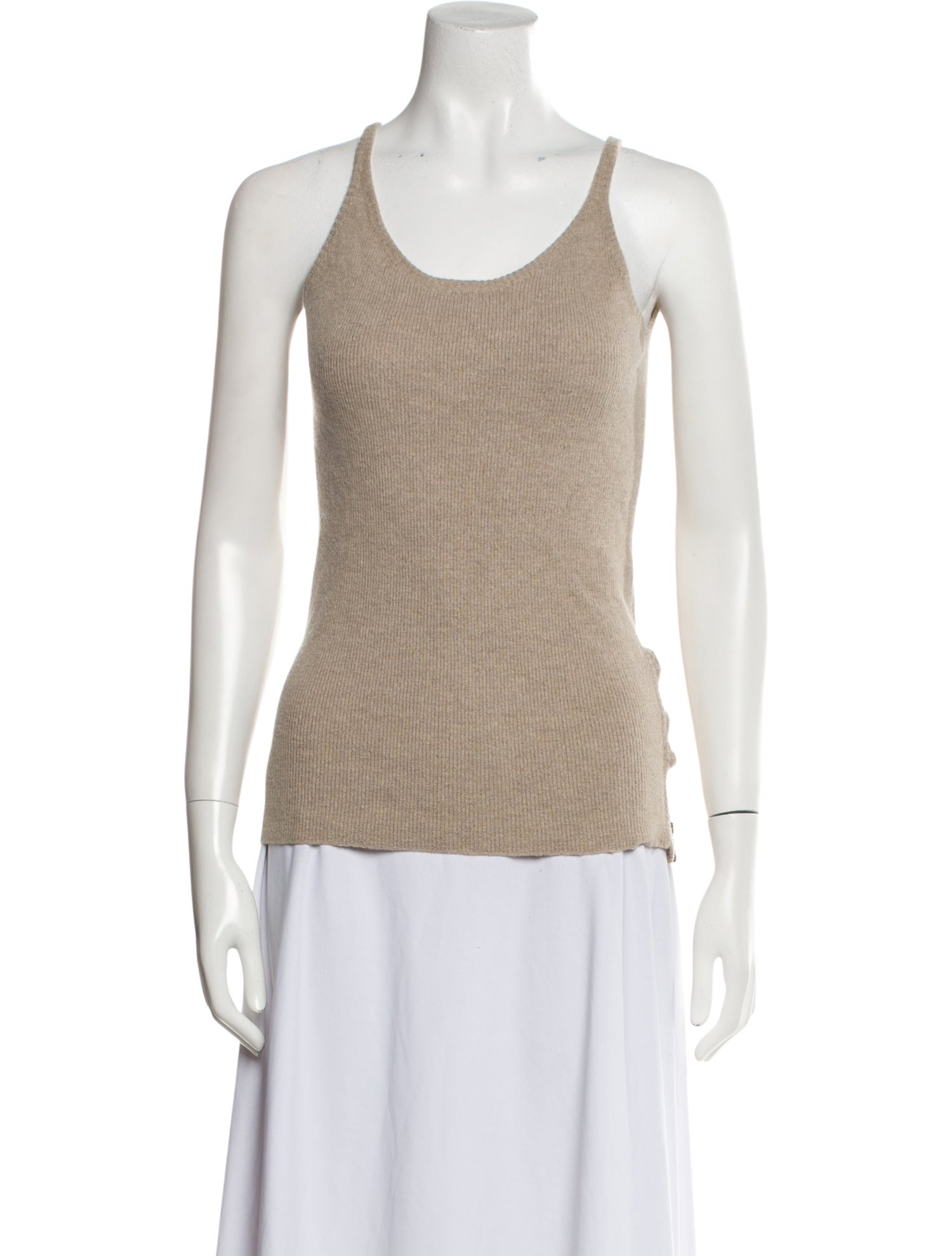 Ermanno Scervino Scoop Neck Sleeveless Top