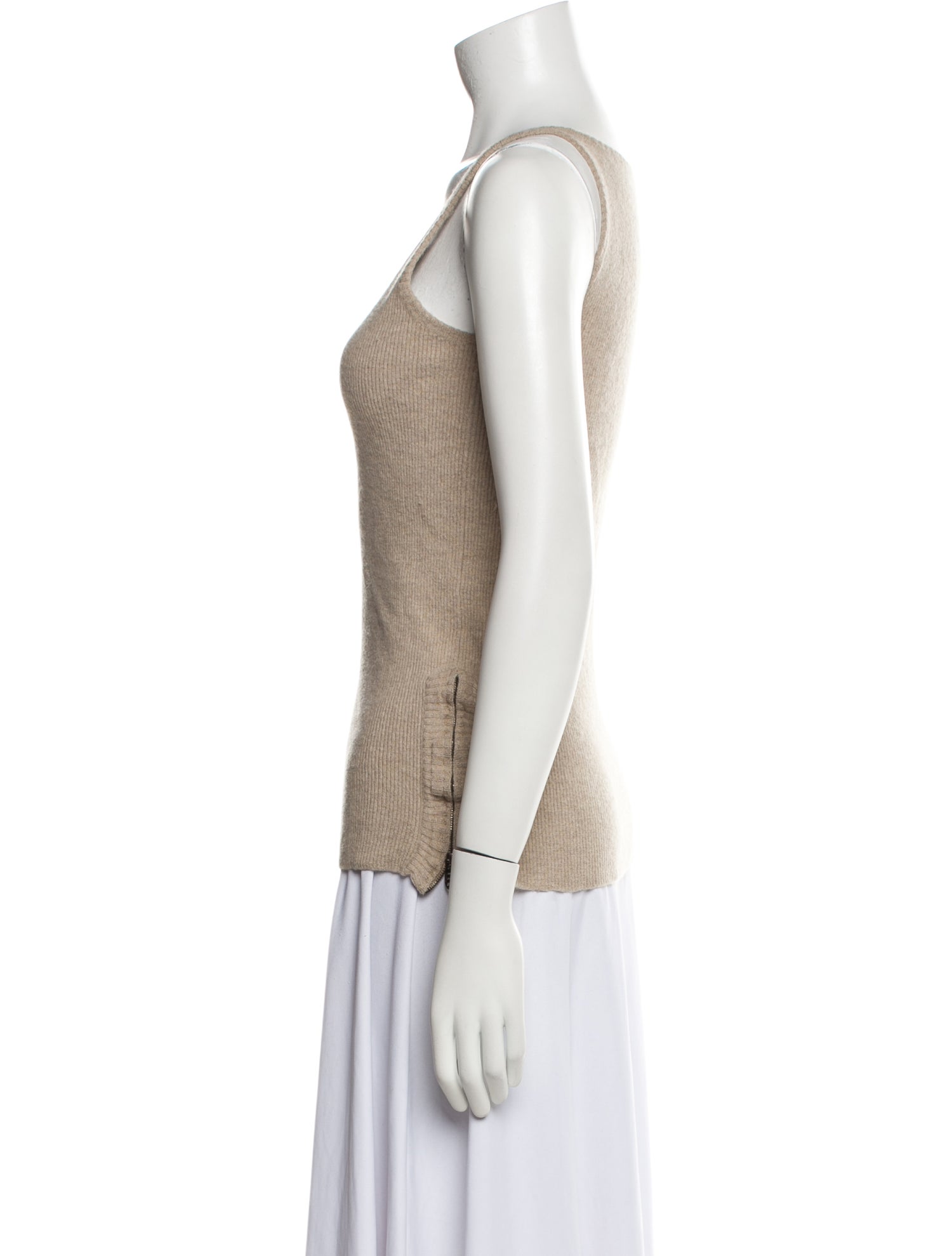 Ermanno Scervino Scoop Neck Sleeveless Top
