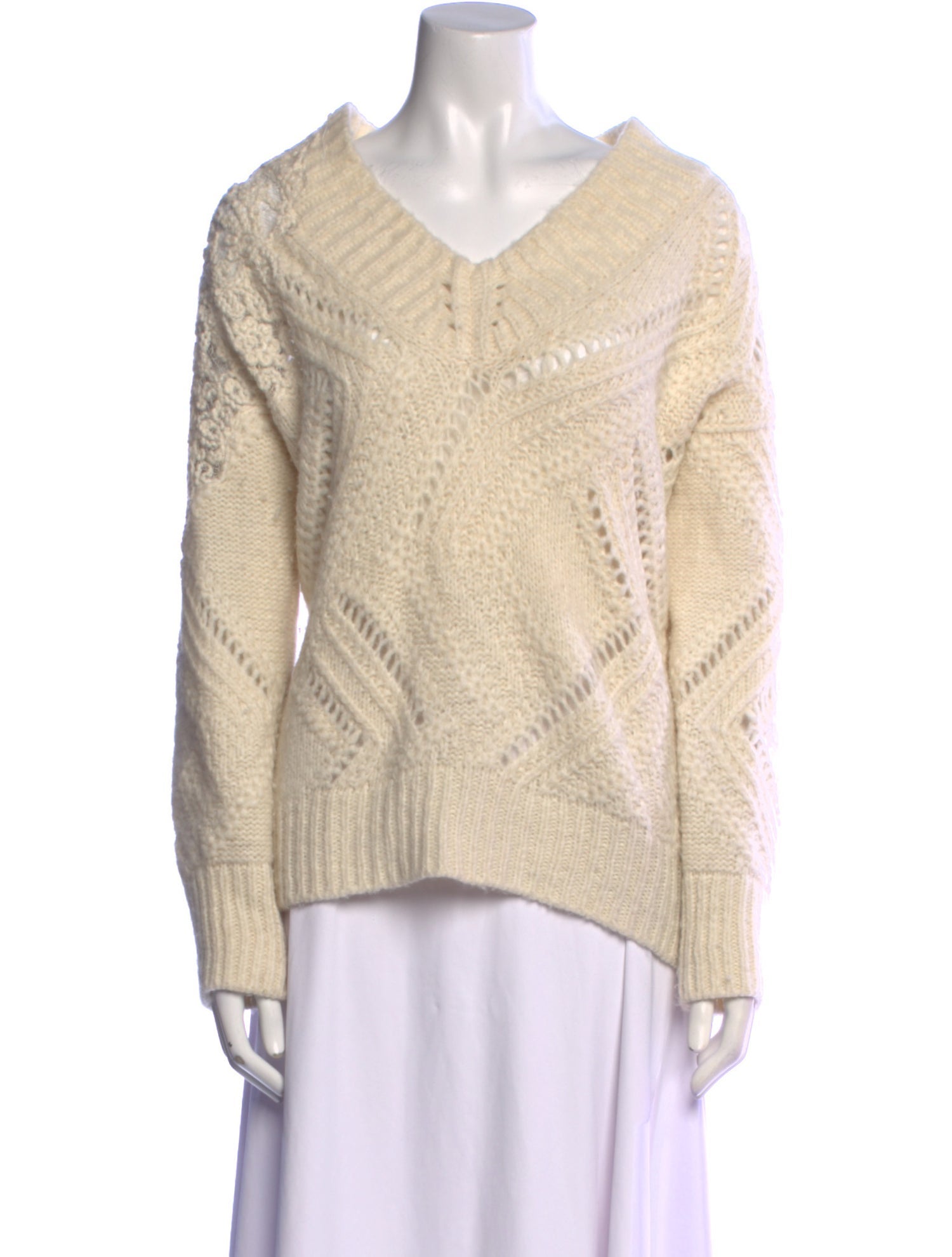 Ermanno Scervino Alpaca V-Neck Sweater