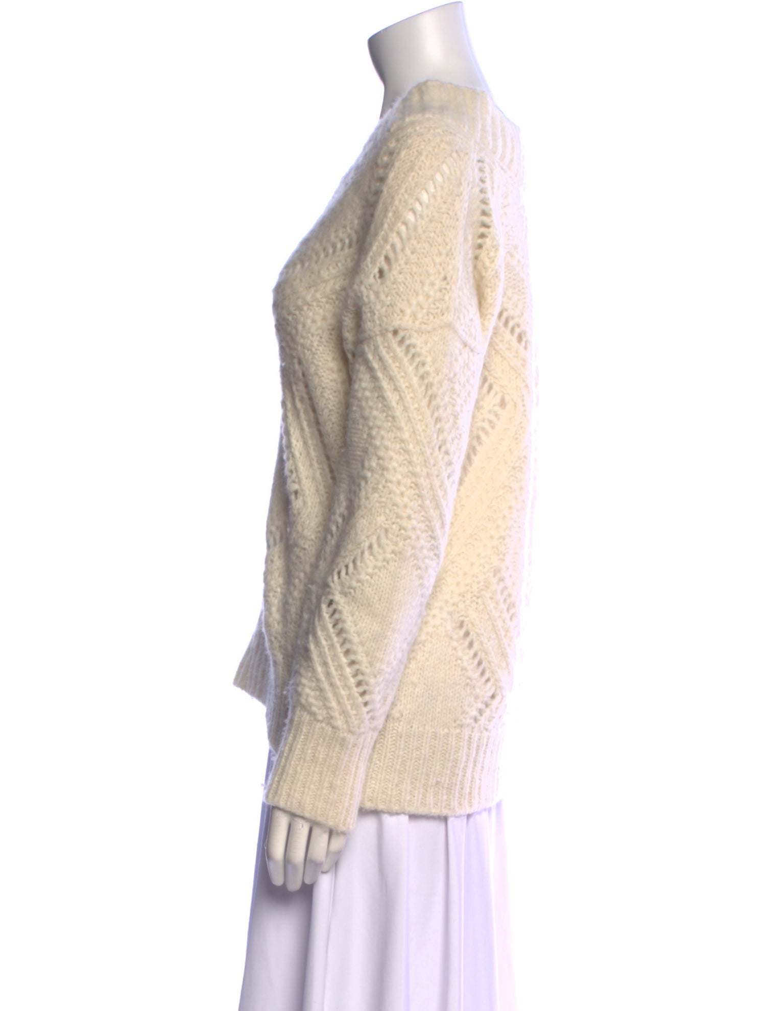 Ermanno Scervino Alpaca V-Neck Sweater