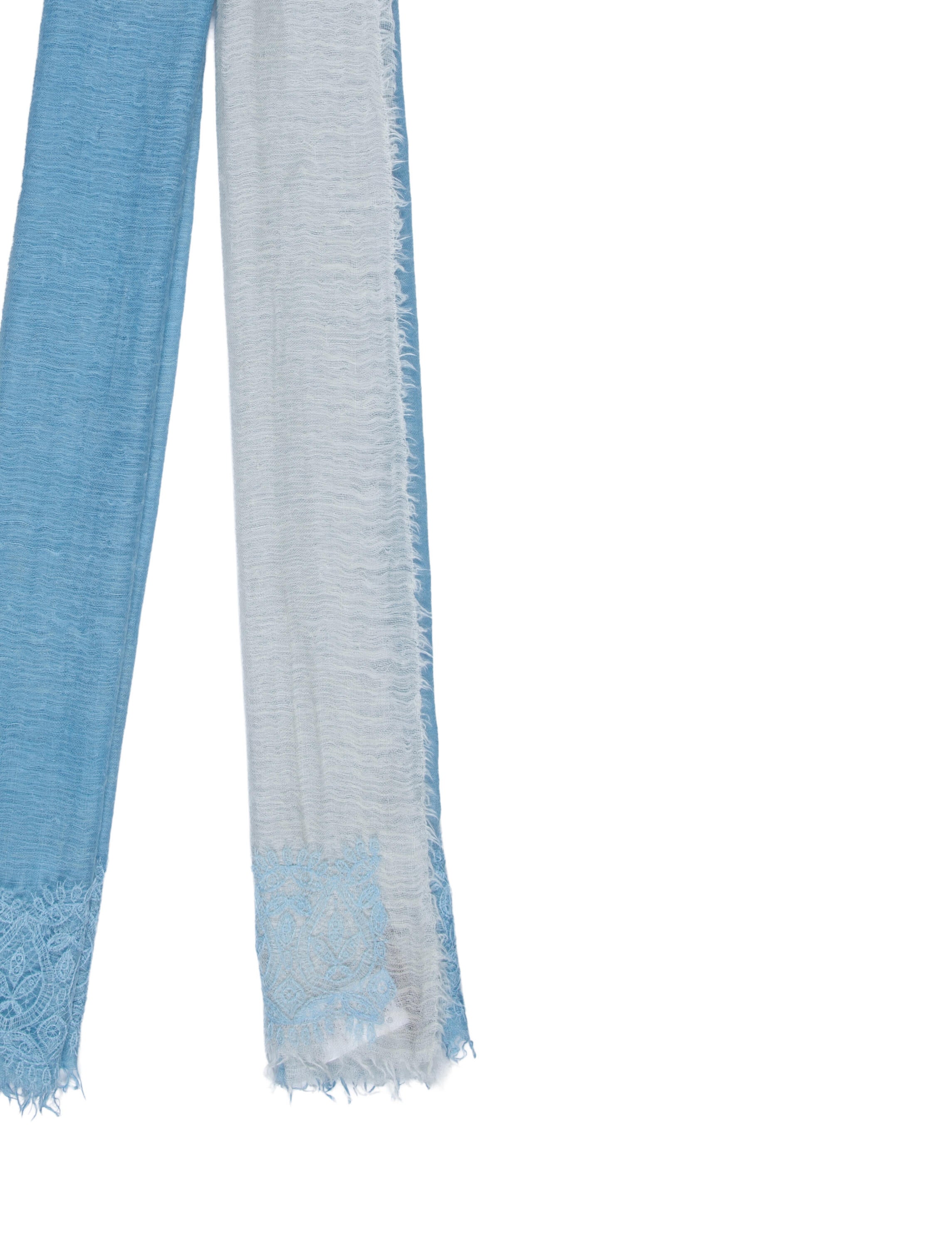 Ermanno Scervino Cashmere Colorblock Pattern Scarf