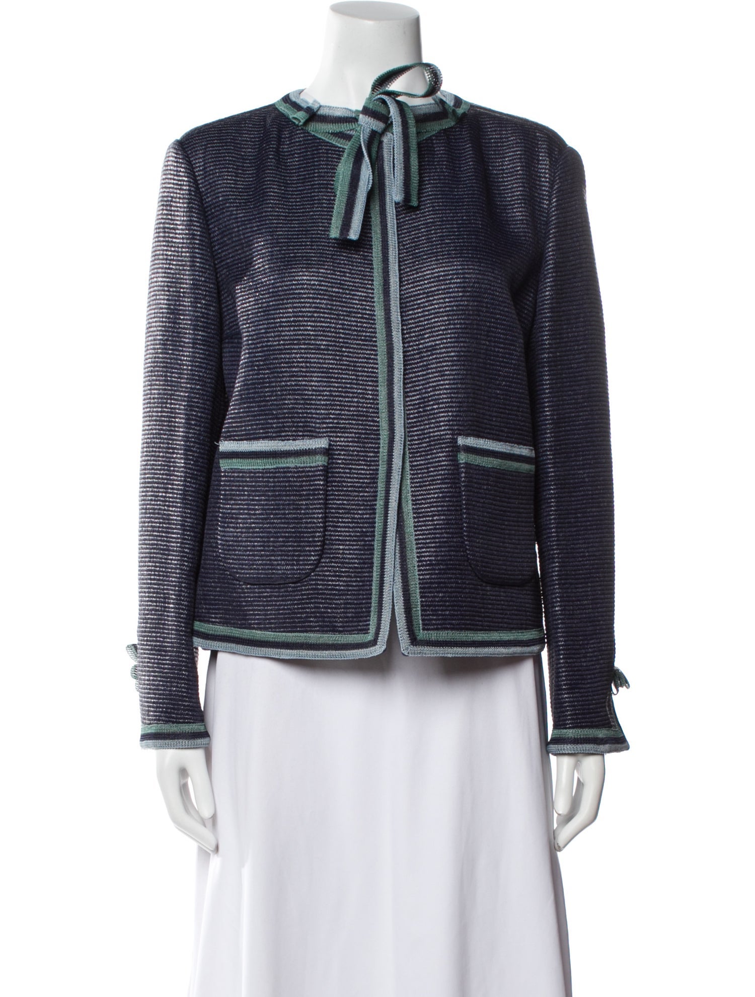 Ermanno Scervino Striped Jacket