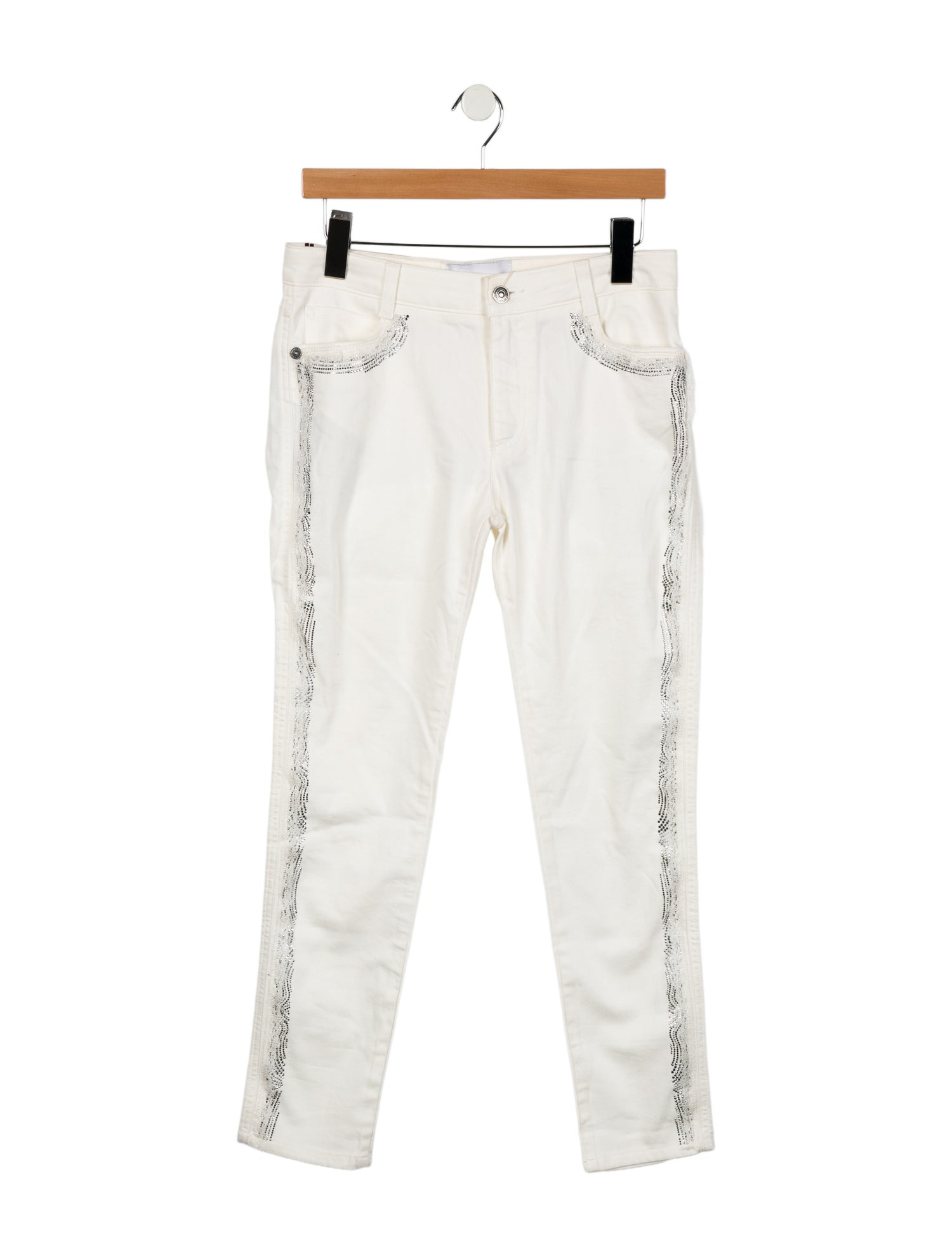 Ermanno Scervino High-Rise Skinny Leg Jeans