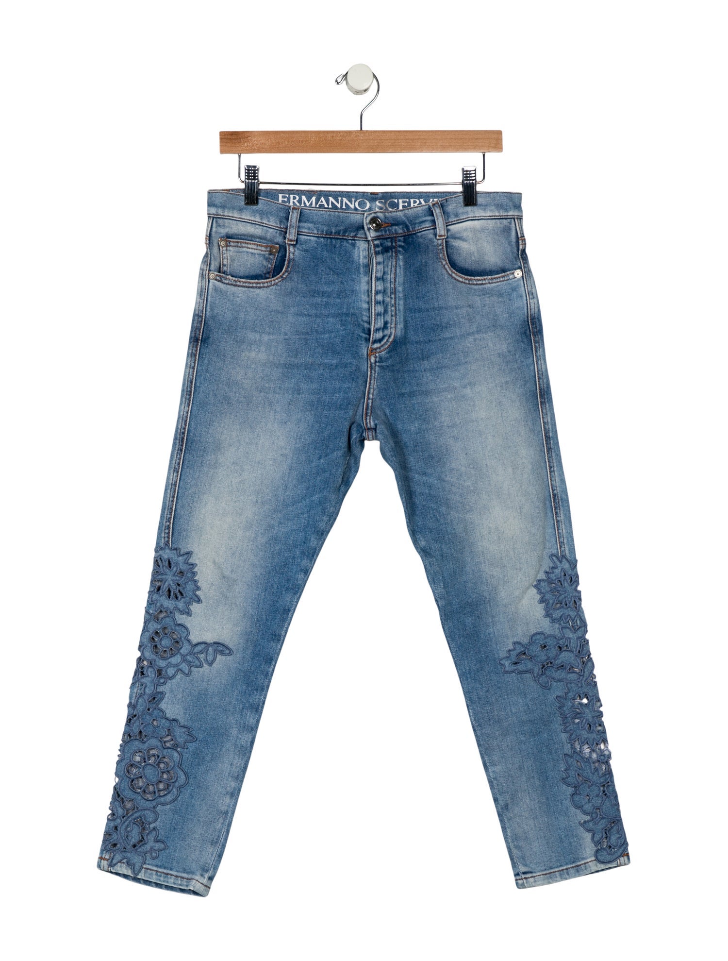 Ermanno Scervino High-Rise Skinny Leg Jeans
