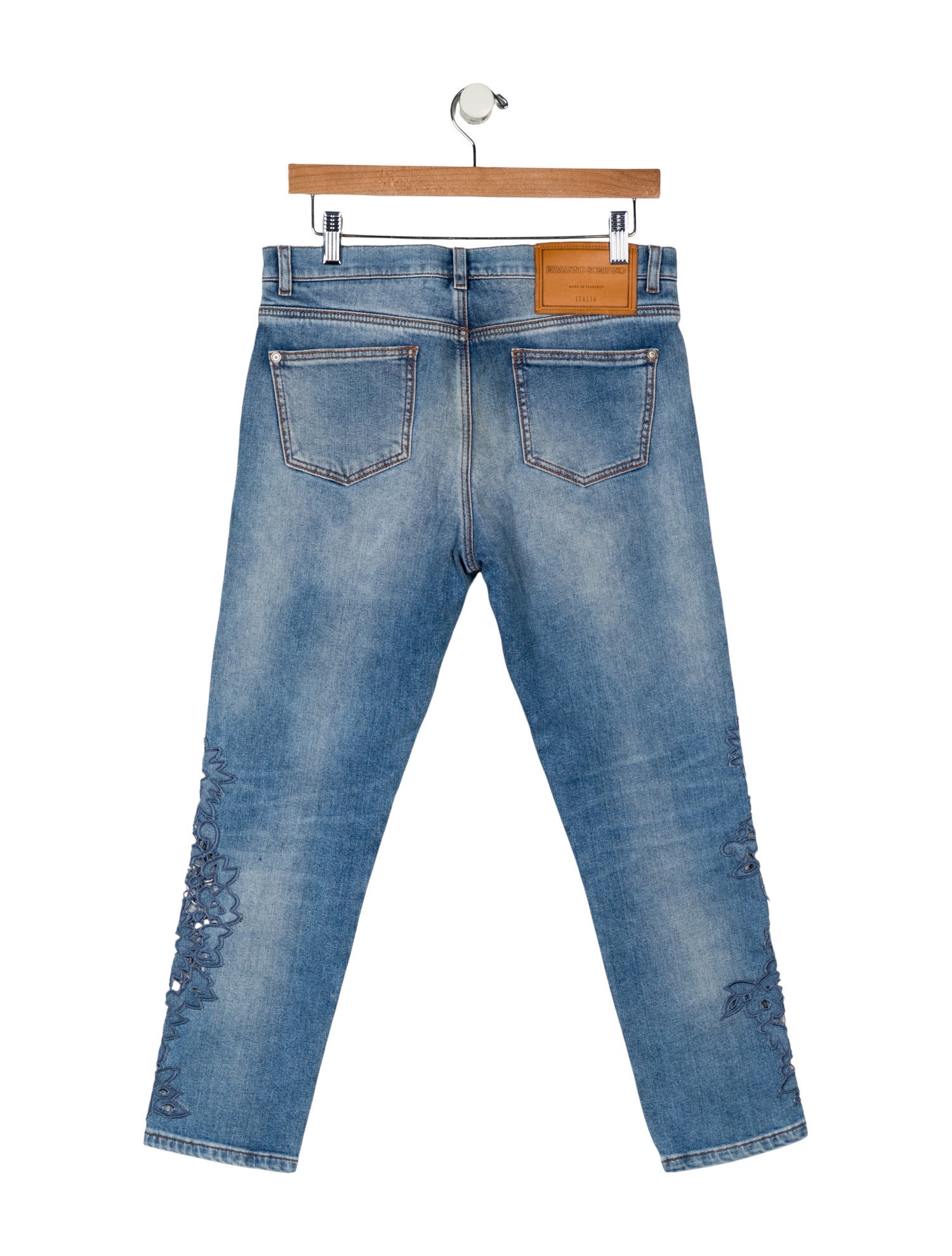 Ermanno Scervino High-Rise Skinny Leg Jeans