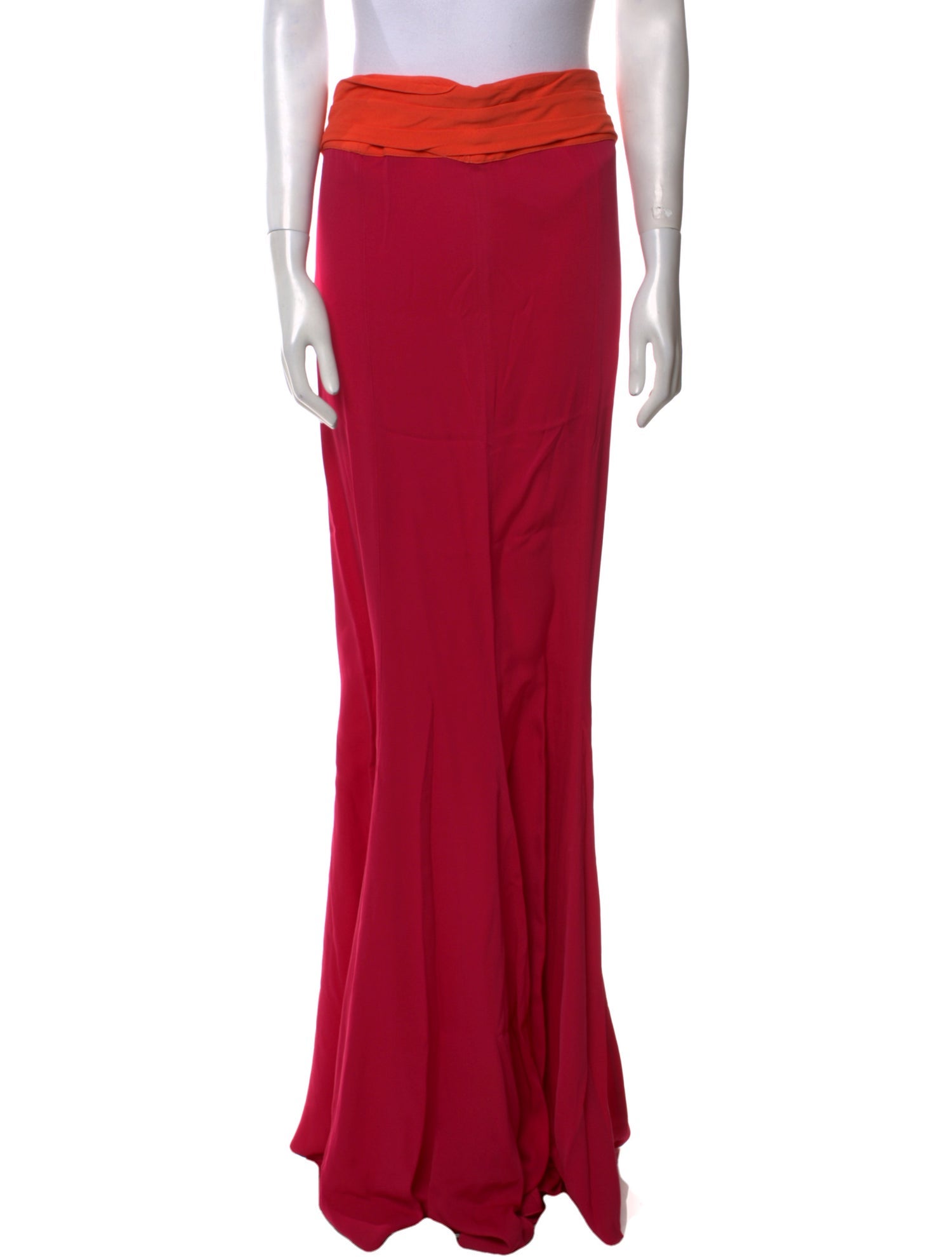 Ermanno Scervino Silk Long Skirt