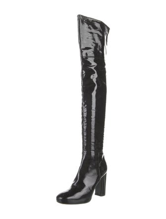 Ermanno Scervino Patent Leather Boots