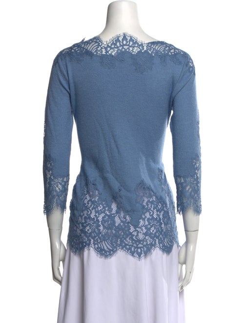 Ermanno Scervino Wool Scoop Neck Top